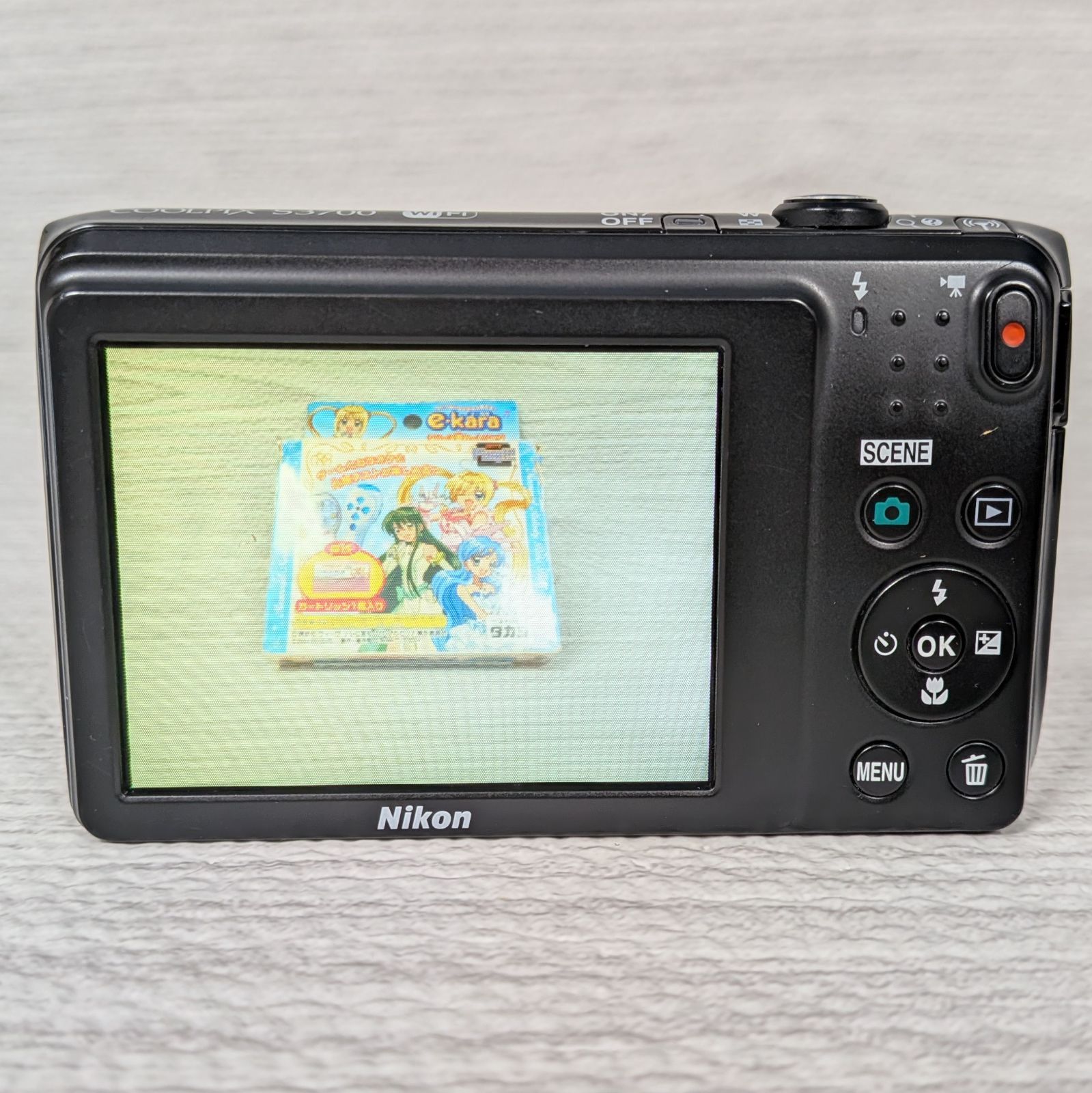 Nikon ニコン COOLPIX S3700 クールピクス デジカメ ブラック 取扱説明