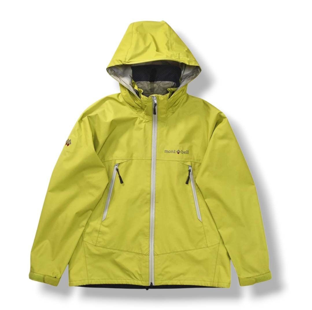 アウトドア mont-bell イエロー Mサイズ レインダンサー ゴアテックス 