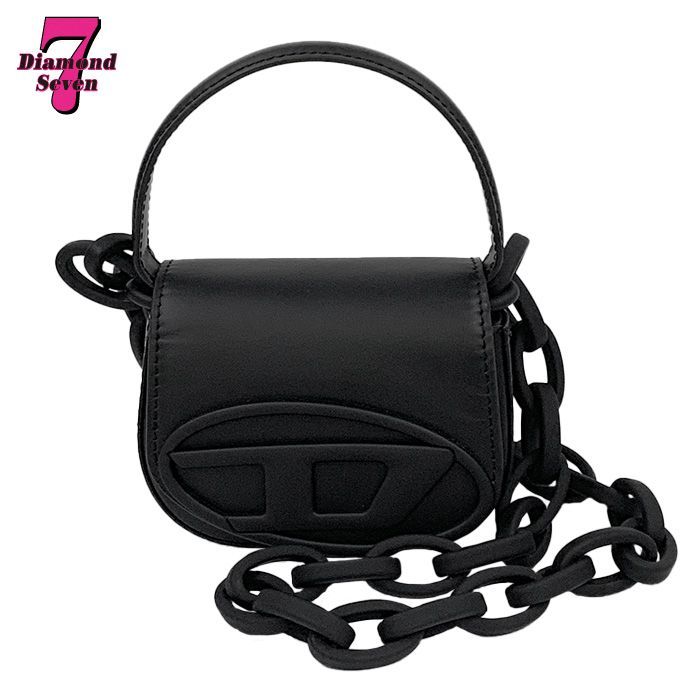 中古】DIESEL ディーゼル 2way 1DR XS チェーンショルダー ロゴポーチ 