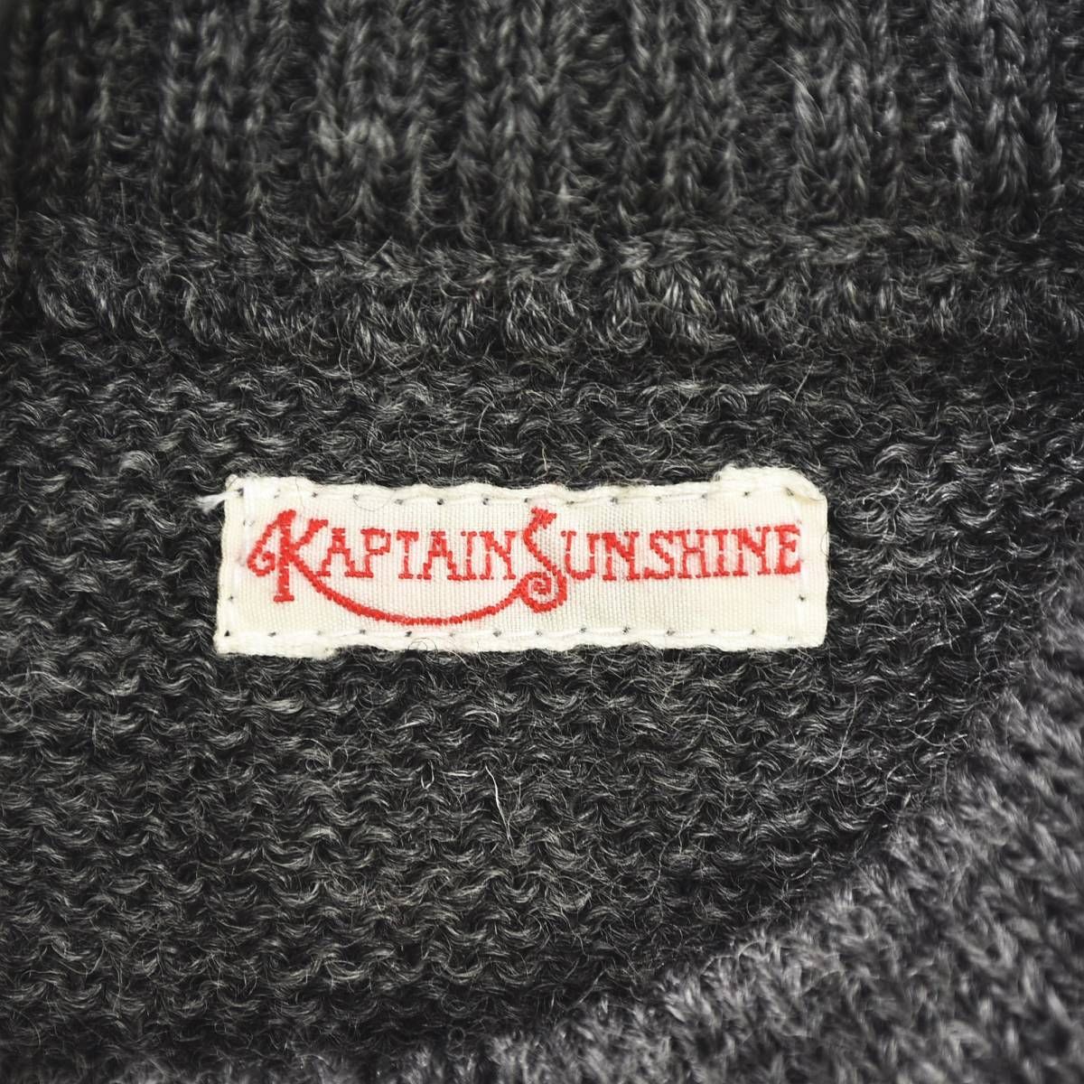 キャプテンサンシャイン Kaptain Sunshine SEAMLESS NAVAL SWEATER 