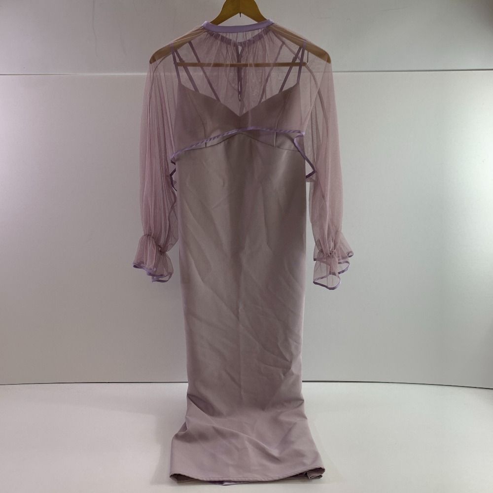 AMERI MANY WAY AIRY VEIL DRESS パープル M 【公式通販】