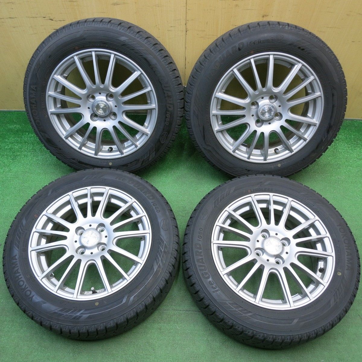 バリ溝！キレイ！9分☆スタッドレス 175/65R15 ヨコハマ アイスガード 