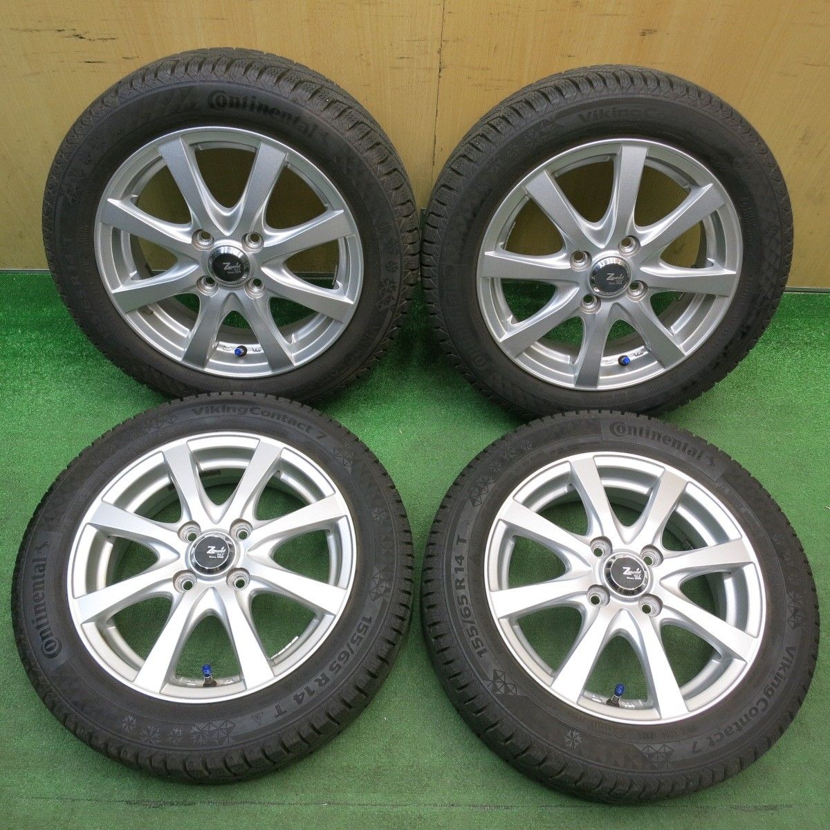 バリ溝！24年！キレイ！9.5分以上☆スタッドレス 155/65R14 