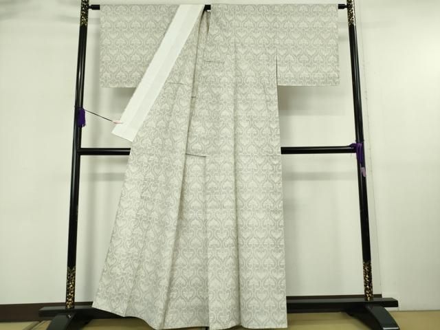 平和屋本店▽極上　本場結城紬　重要無形文化財　単衣　100亀甲　宝相華　逸品　未使用　DZAB5947kh6 楽天市場】平和屋本店▽極上 本場結城紬 重要無形文化財 モロ入り 単衣