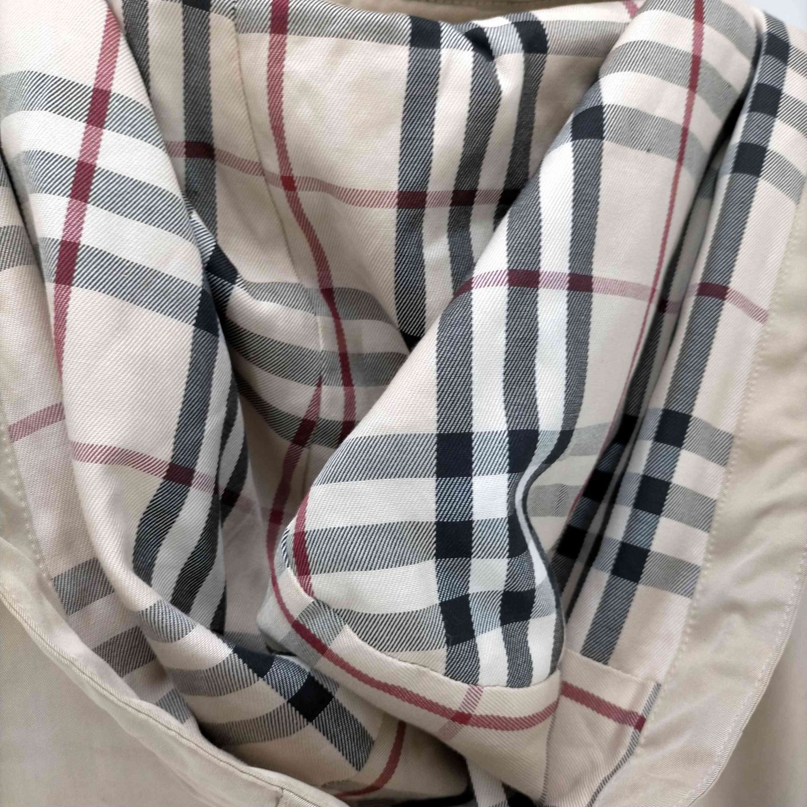 本日まで BURBERRY LONDON 総裏ノバチェック中綿ライナーフード付 バーバリーロンドン BURBERRY LONDON 裏地ノバチェック ダウンライナー