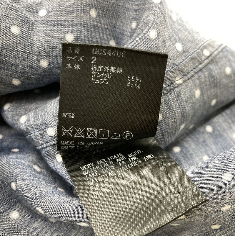 UNDERCOVER アンダーカバー 17SS ピアノドットシャツ UCS4406 半袖