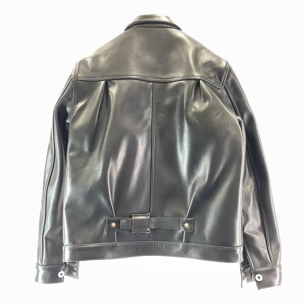 中古】FINE CREEK LEATHERS Richmond S66 サイズ42 ブラック FCJK026