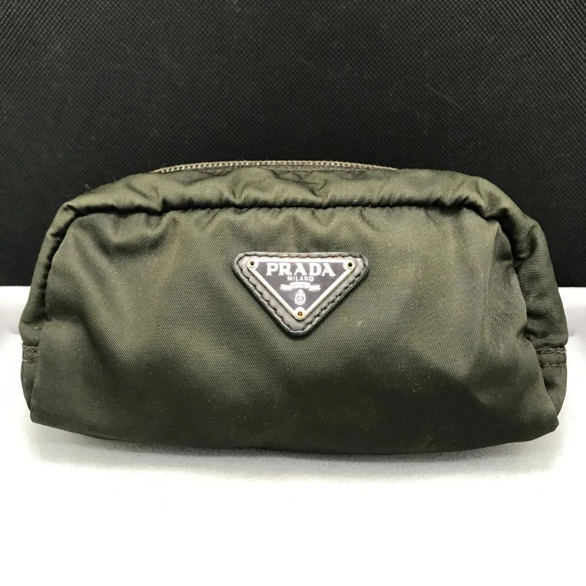 PRADA プラダ ポーチ テスートナイロン 三角ロゴ 1144 - メルカリ