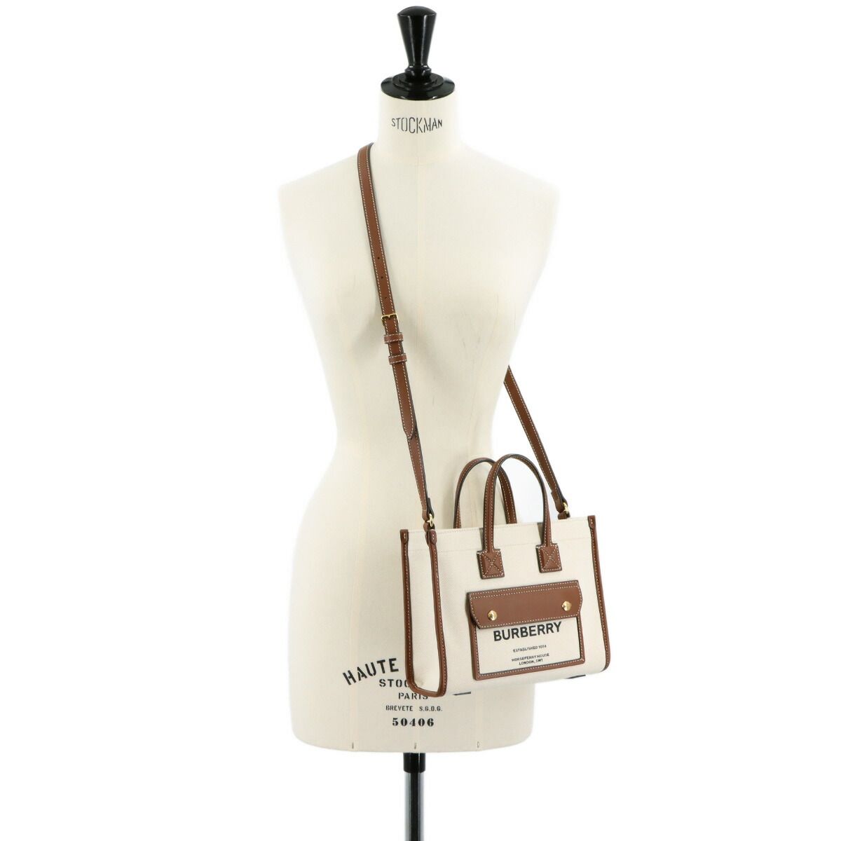 未使用 展示品 バーバリー BURBERRY ミニ フレヤ 2way トート 