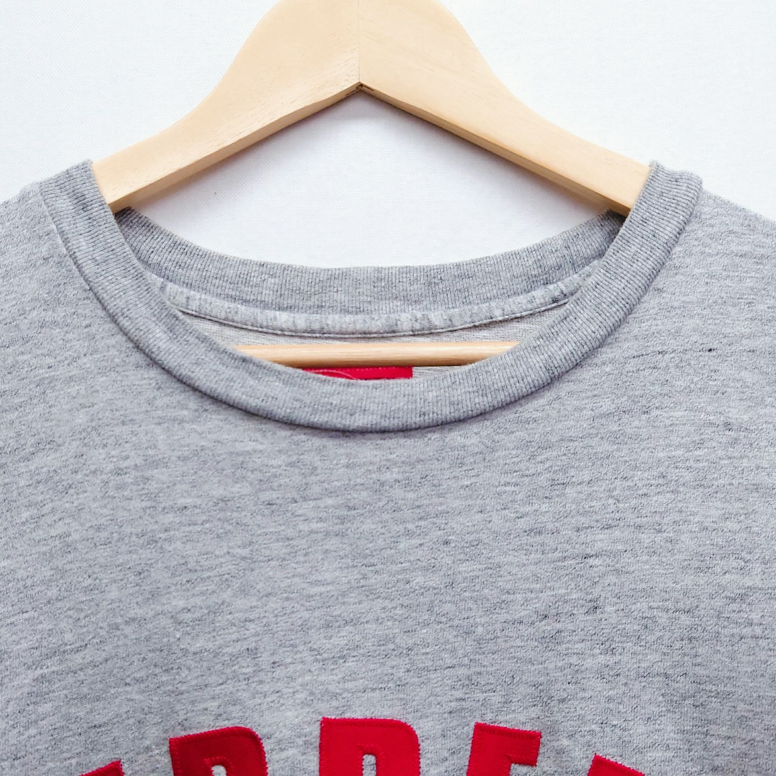 Supreme シュプリーム ロンT 長袖Tシャツ グレー アーチロゴ Lサイズ 