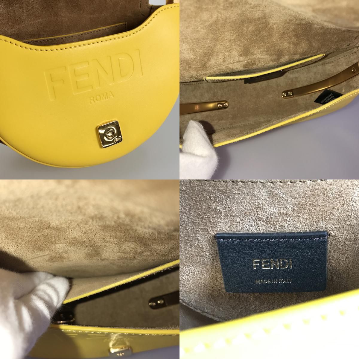 フェンディ FENDI ムーンライト 8BT346 レザー ショルダーバッグ ftj 