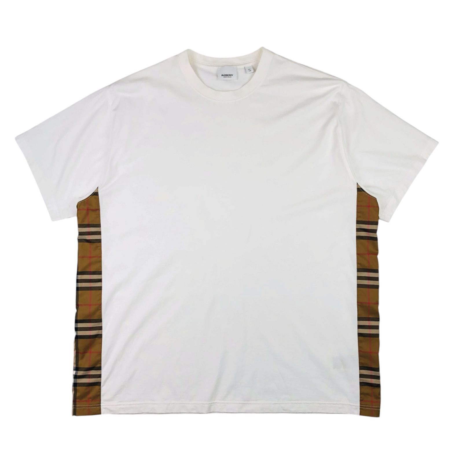 良品☆BURBERRY☆バーバリー・メンズ ヴィンテージチェックパネル切替 