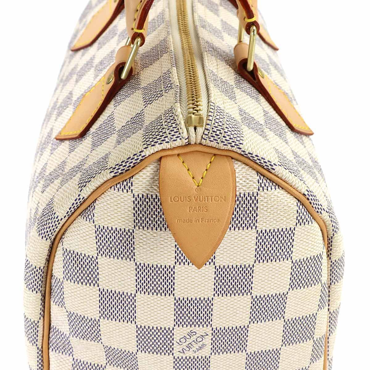 美品 ルイ ヴィトン LOUIS VUITTON ダミエ アズール スピーディ 25 