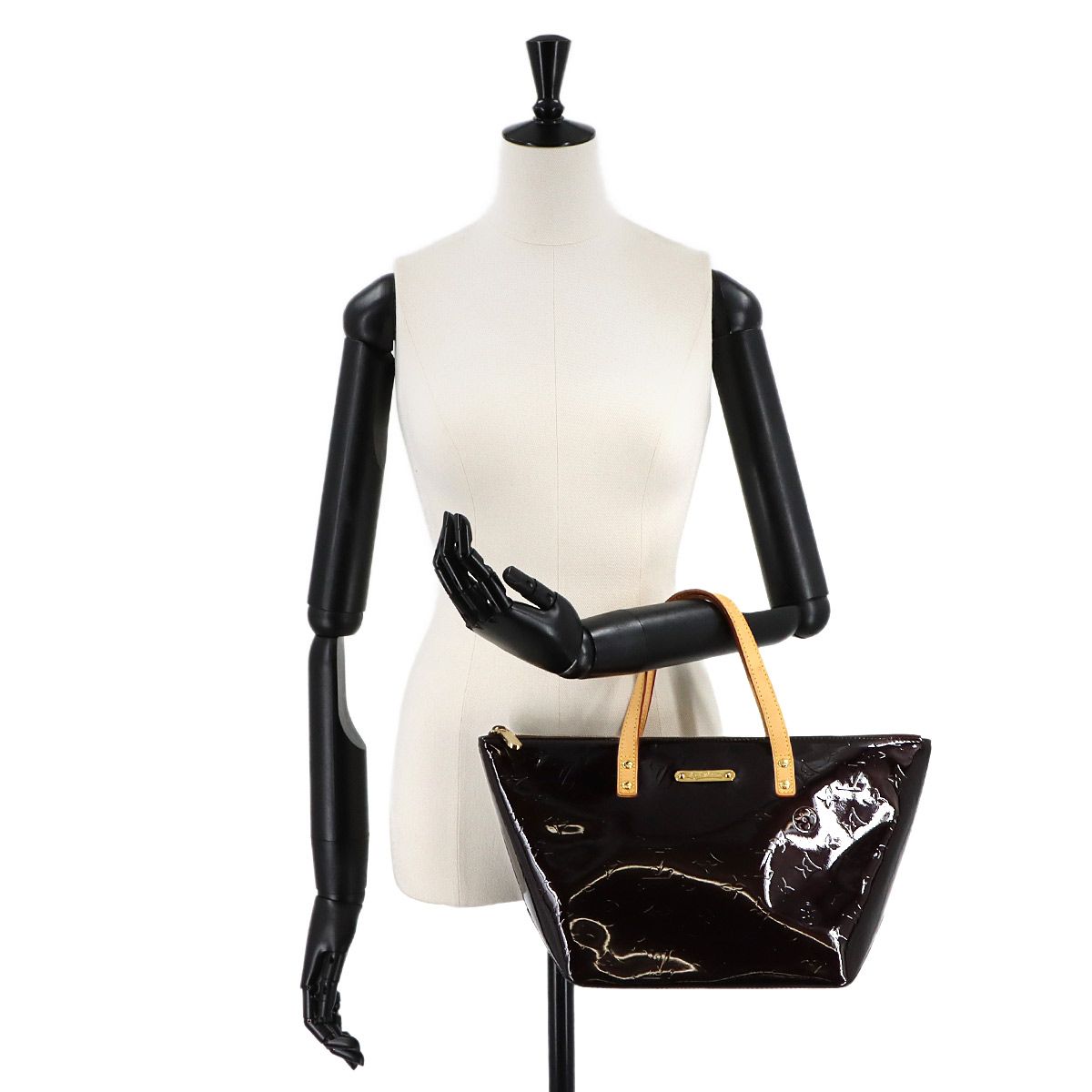 美品 ルイ ヴィトン LOUIS VUITTON モノグラム ヴェルニ ベルヴュー PM 