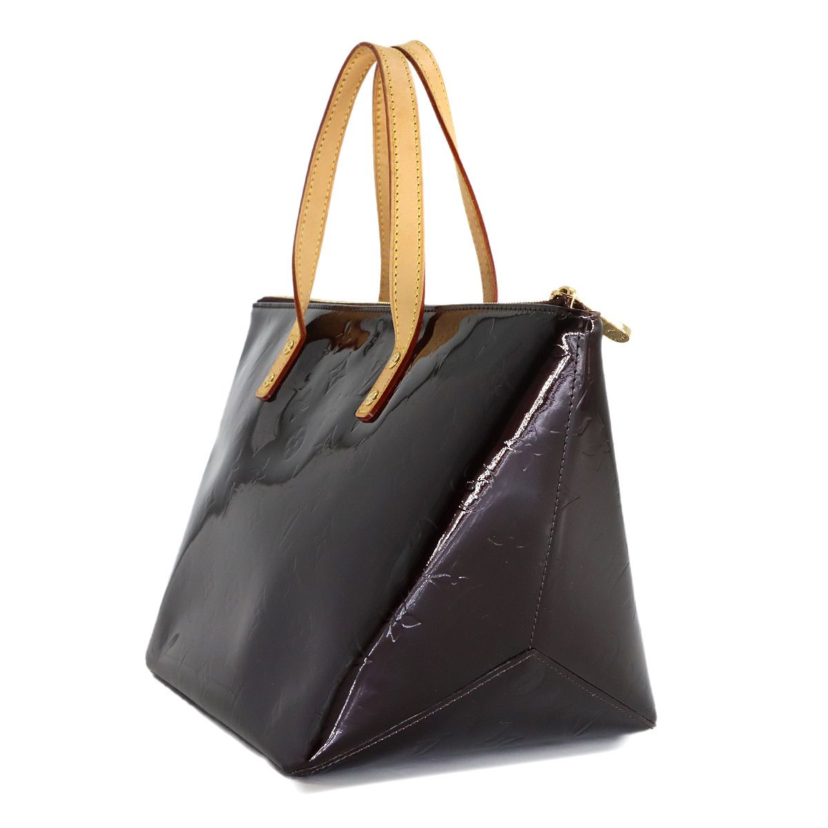 美品 ルイ ヴィトン LOUIS VUITTON モノグラム ヴェルニ ベルヴュー PM 