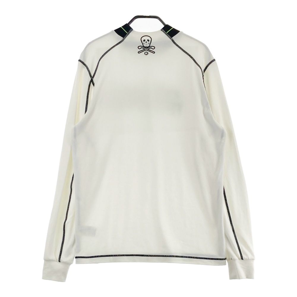 MARK&LONA マークアンドロナ モックネック長袖Tシャツ ホワイト系 48 