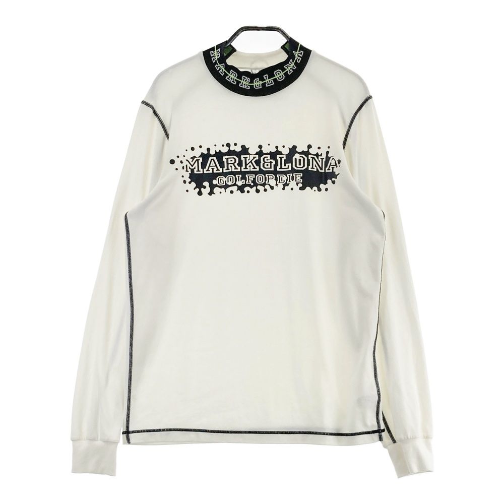 マークアンドロナ MARK & LONA モックネック White 【公式通販】