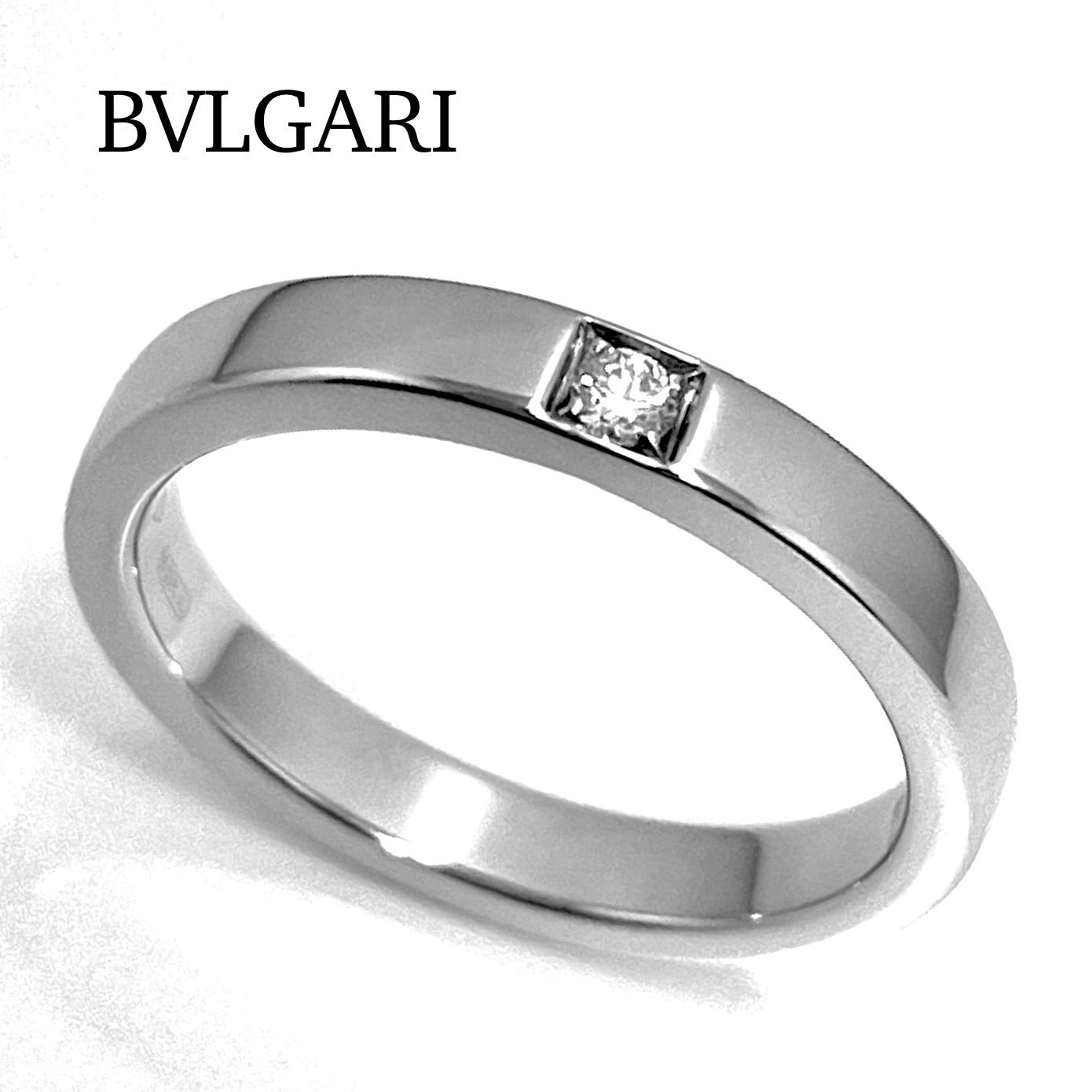 BVLGARI/ ブルガリ マリーミー ダイヤリング Pt950 10号 - メルカリ