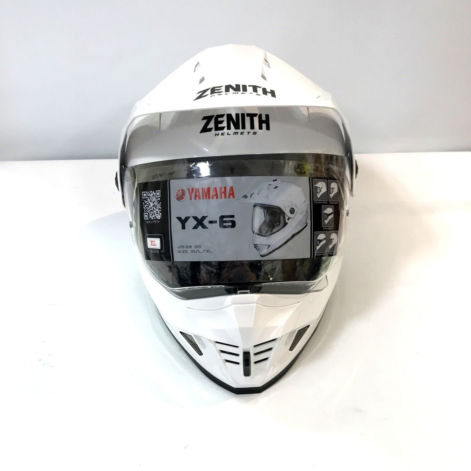 ZENITH フルフェイスヘルメット ホワイト Lサイズ 値下YAMAHA ZENITH