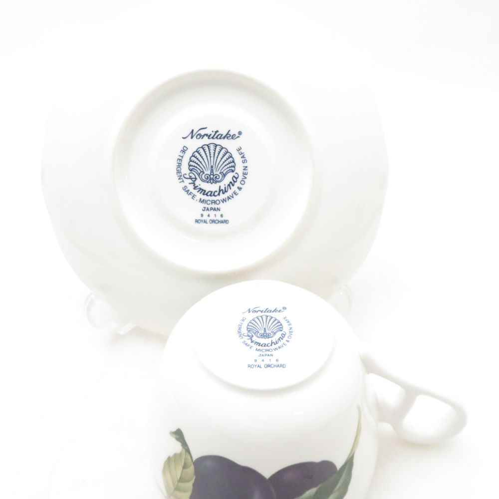 美品 Noritake ノリタケ ロイヤルオーチャード カップ＆ソーサー 5客 セット ティー コーヒー SU13855E2 美品 Noritake ノリタケ ロイヤルオーチャード カップ＆ソーサー 5客