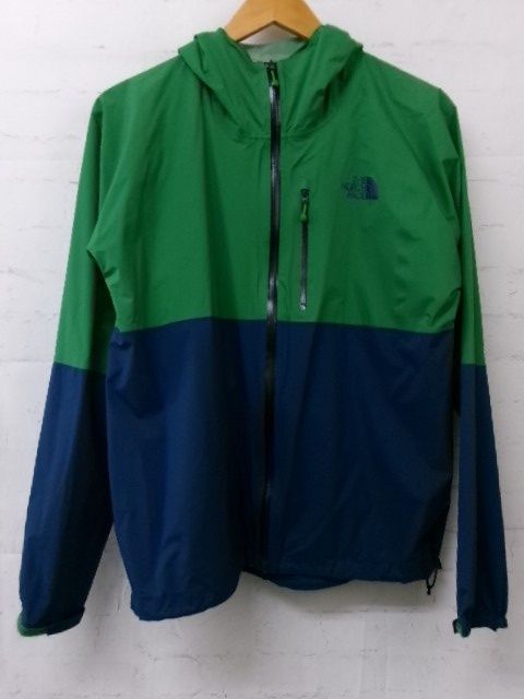 中古】THE NORTH FACE ﾉｰｽﾌｪｲｽ ﾄﾗｲｱﾝﾌｼﾞｬｹｯﾄ NP11321 ｸﾞﾘｰﾝ ﾌﾞﾙｰ ｻｲｽﾞ