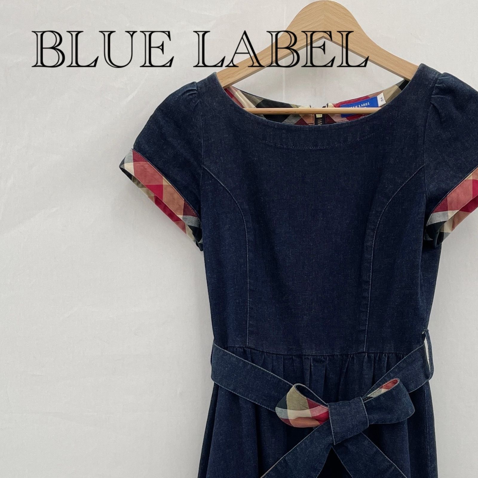 BLUE LABEL CRESTBRIDGE 半袖ワンピース 55J16－623－29 ワンピース 34 