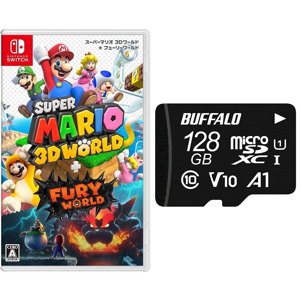 新品 【microSDセット】スーパーマリオ 3Dワールド + フューリー 