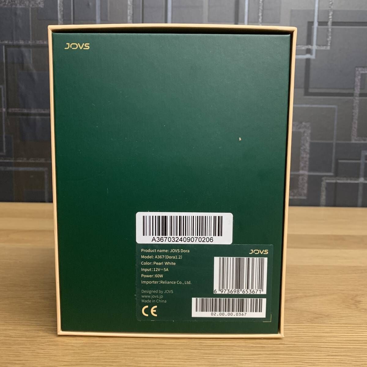 JOVS DORA A366 A367 Dora1.2 光脱毛器 パールホワイト 光美容器
