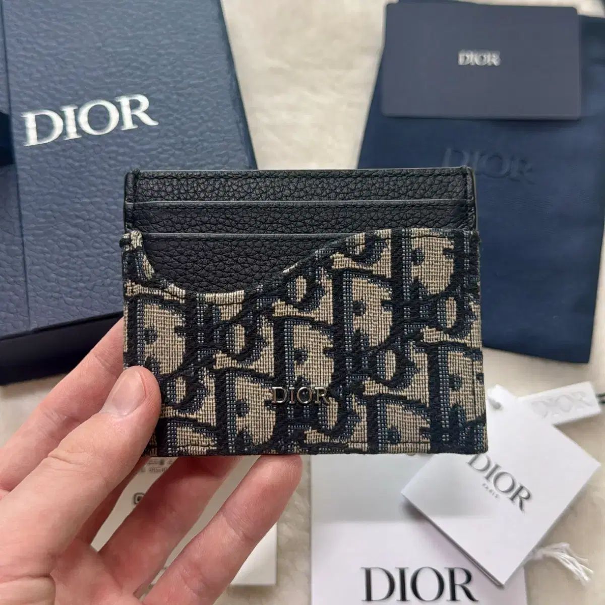 フルセット / S級 新モデル Dior ディオール オブリーク サドル カード 