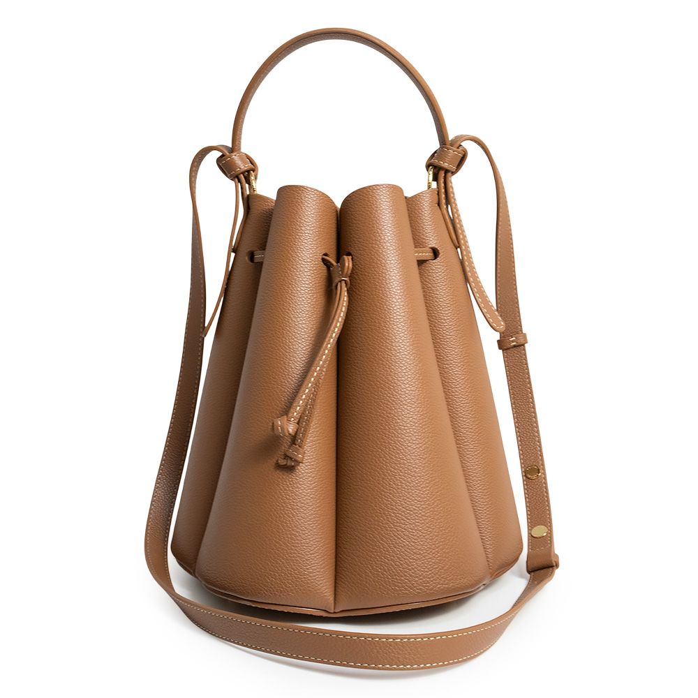 ポレーヌ Numero Huit ヌメロ ユイット カヌレ カーフスキン キャメル 