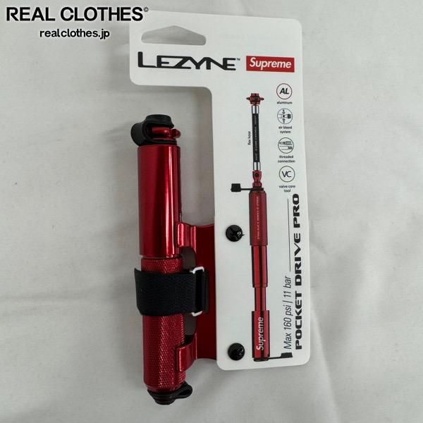 【未使用】Supreme/シュプリーム【21SS】LEZYNE POCKET DRIVE PRO BIKE PUMP/レザイン ポケット ドライブ プロ バイク ポンプ