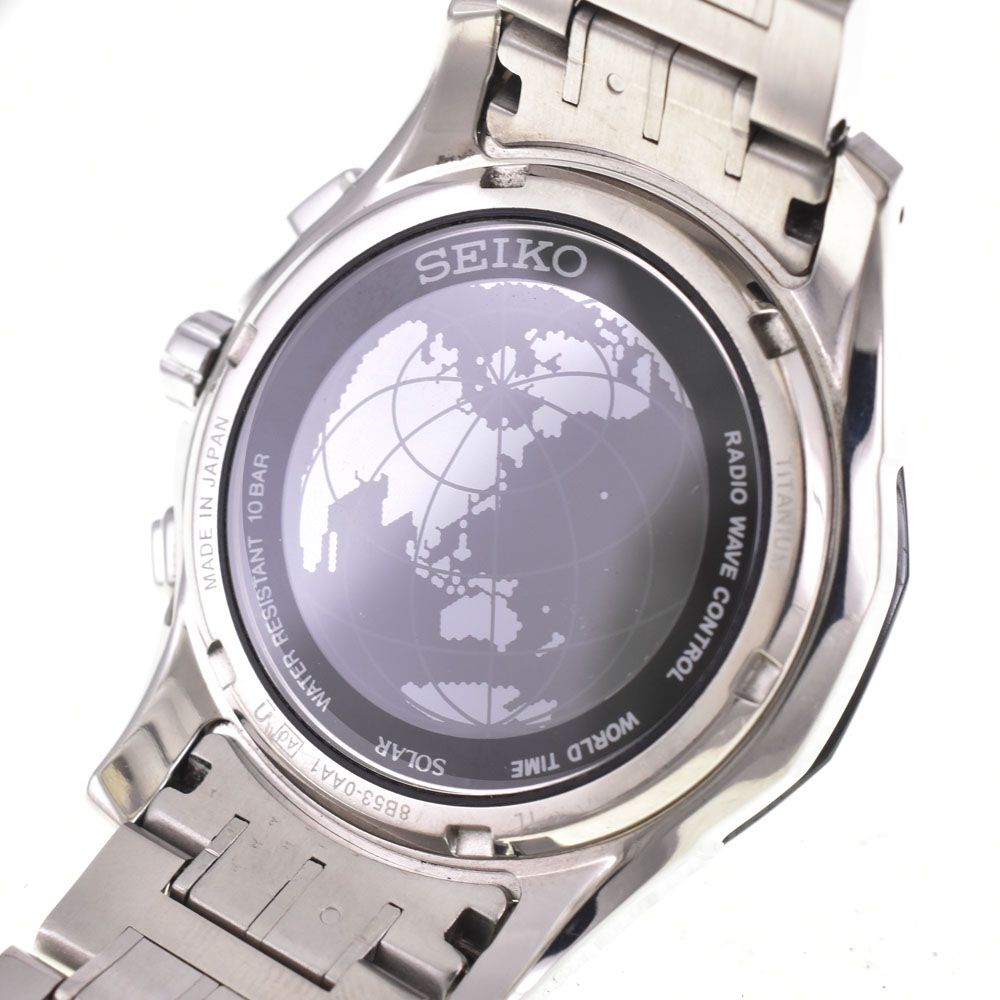 値下 セイコー SEIKO SAGA001/8B53-0AA1 ブライツ チタン ソーラー電波