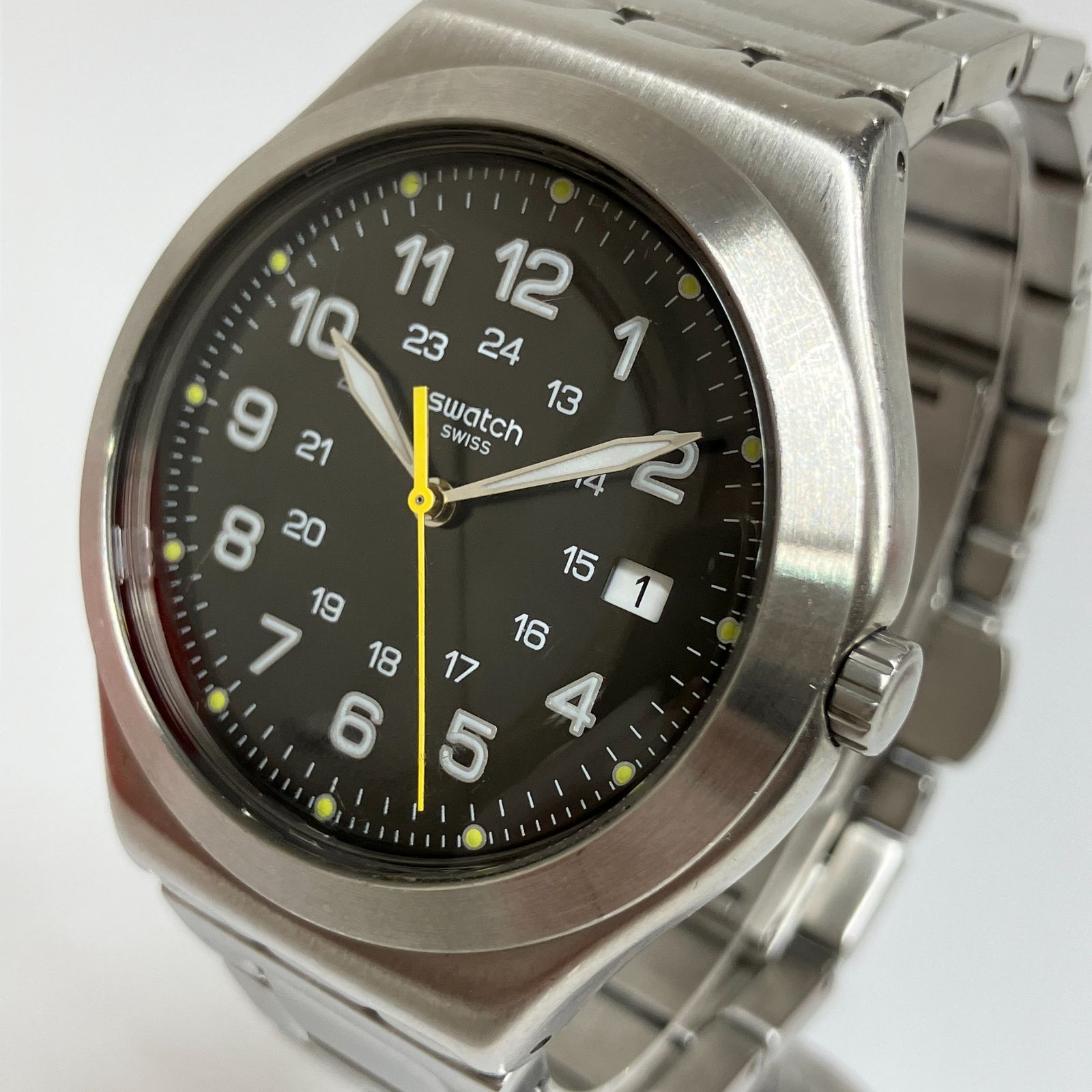 f001 L SWATCH IRONY スウォッチ アイロニー HAPPY JOE LIME YWS439GC 