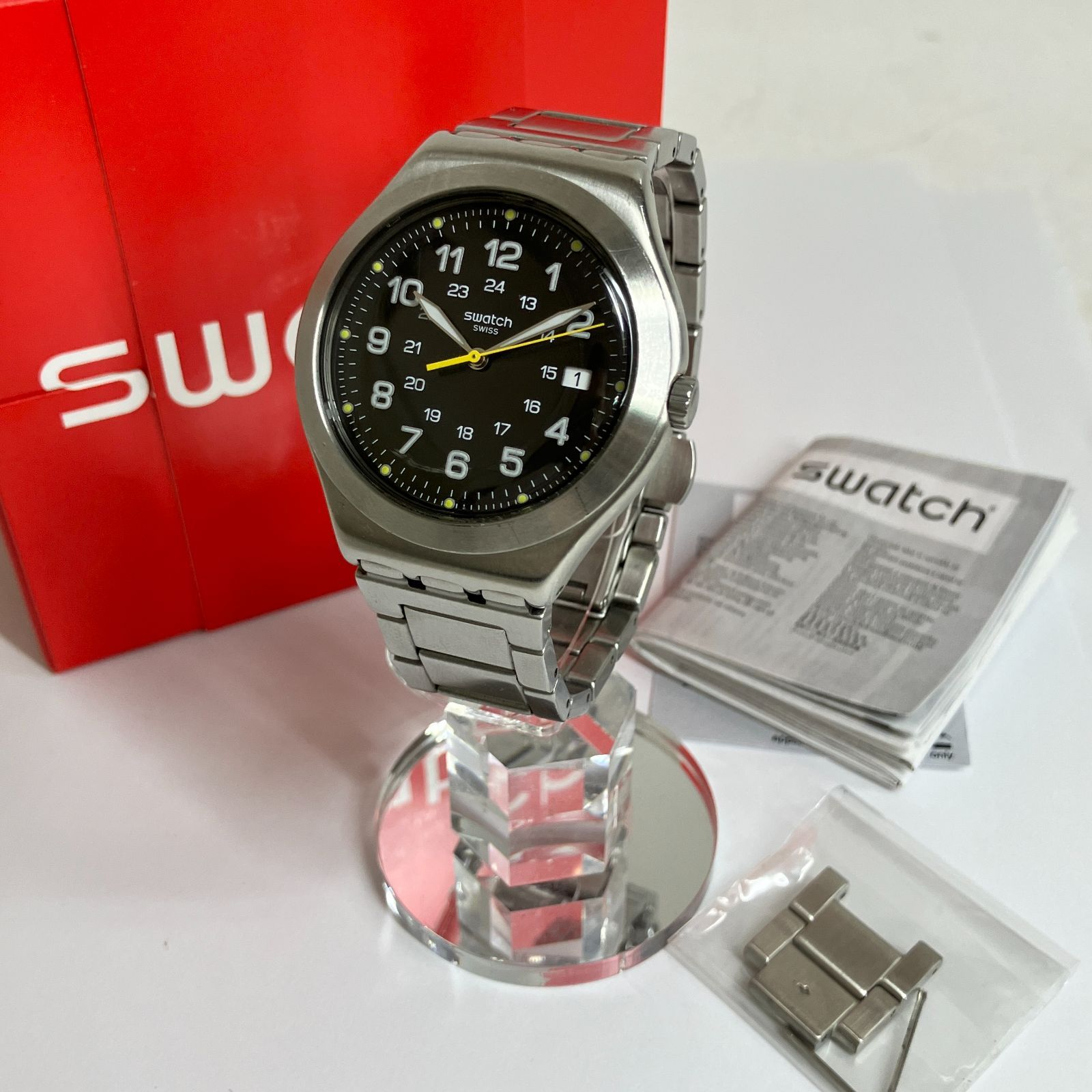 f001 L SWATCH IRONY スウォッチ アイロニー HAPPY JOE LIME YWS439GC 