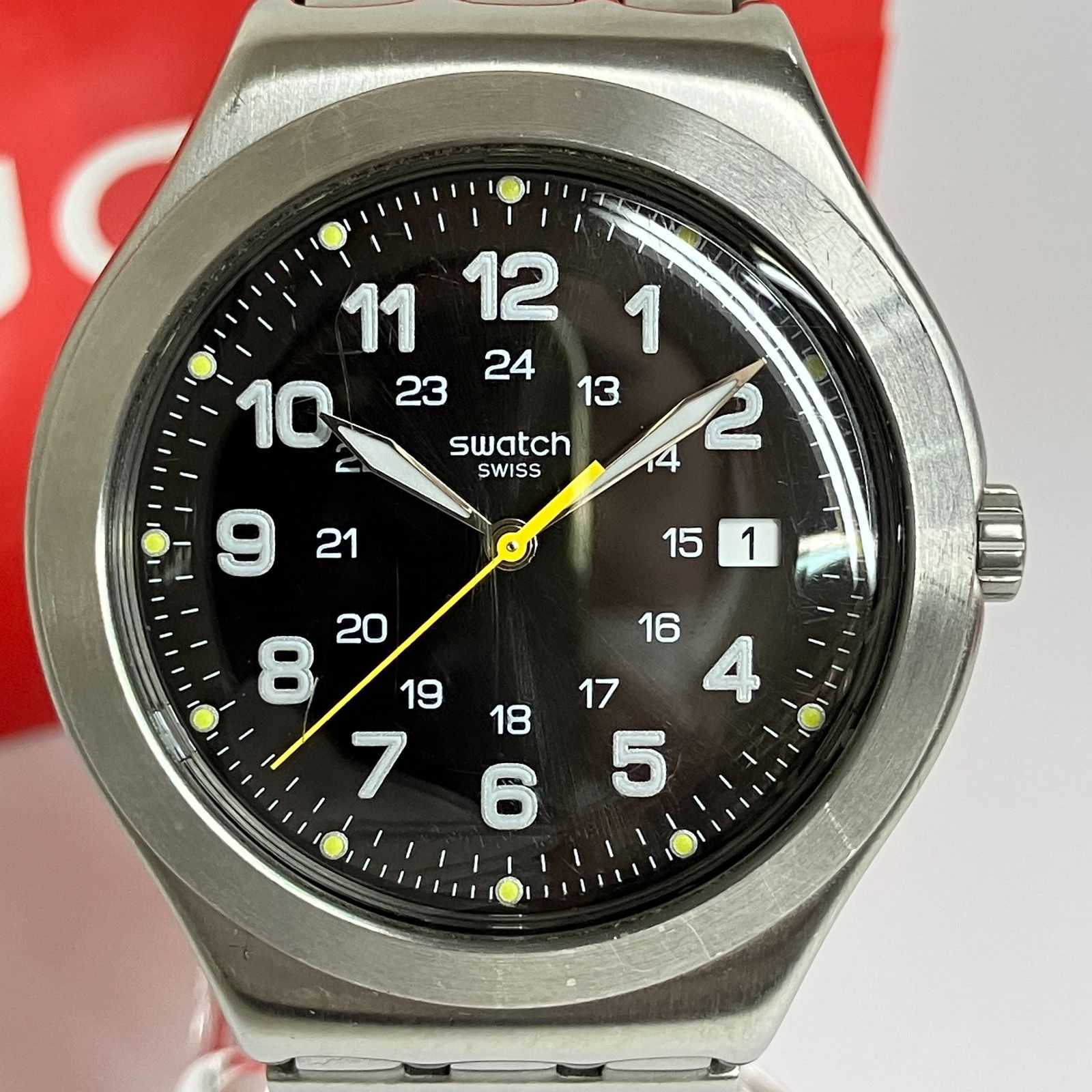 f001 L SWATCH IRONY スウォッチ アイロニー HAPPY JOE LIME YWS439GC