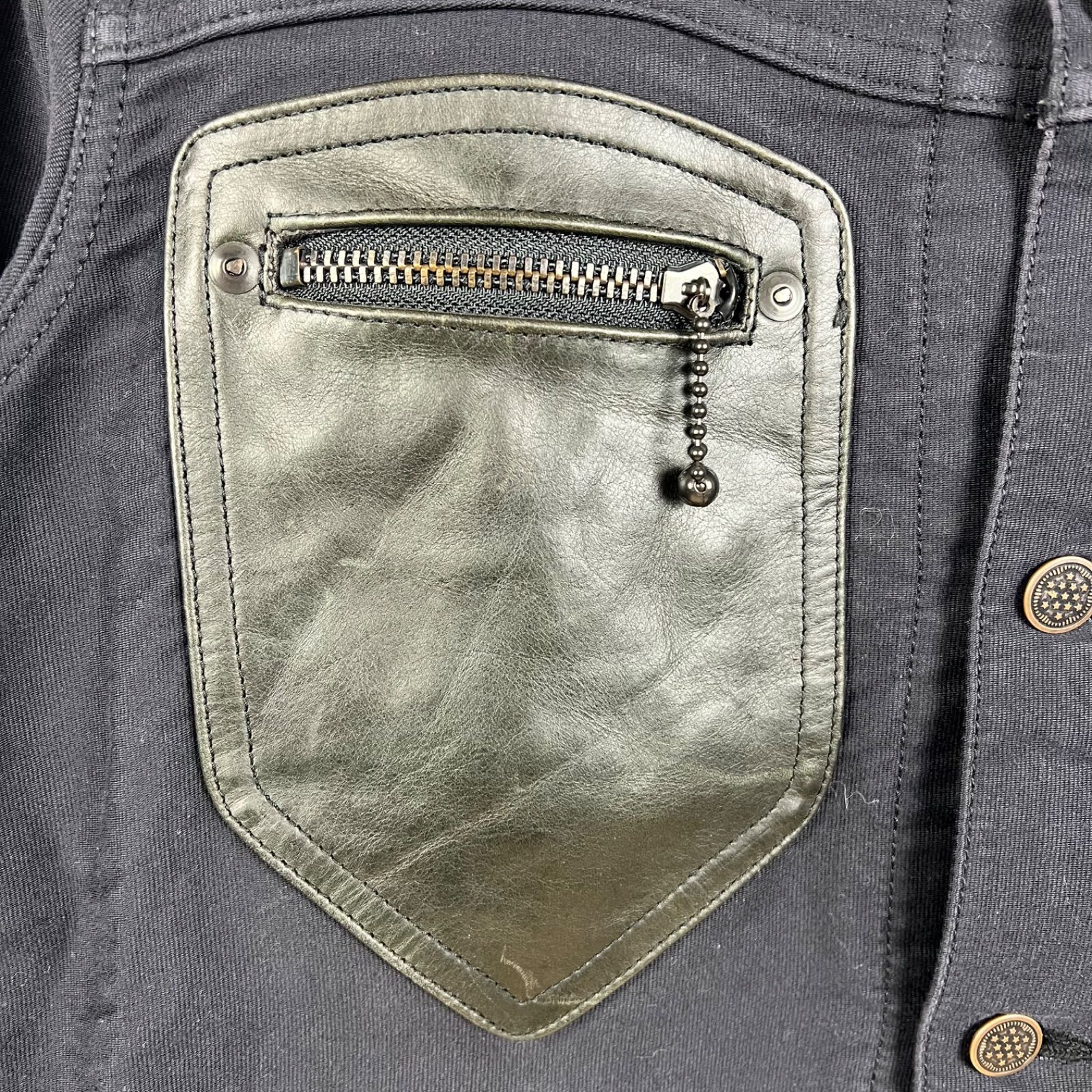 CELT&COBRA OTR on the road archive Leather cotton jacket M LPJ 
