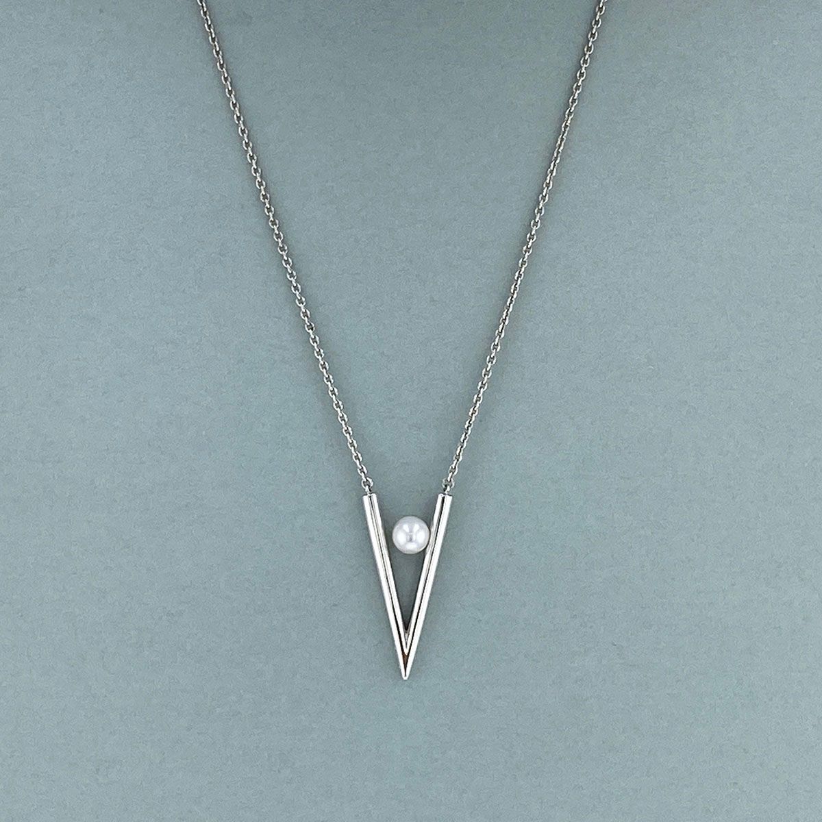 MIKIMOTO ミキモト V code ペンダント925 ネックレス PP-20696S
