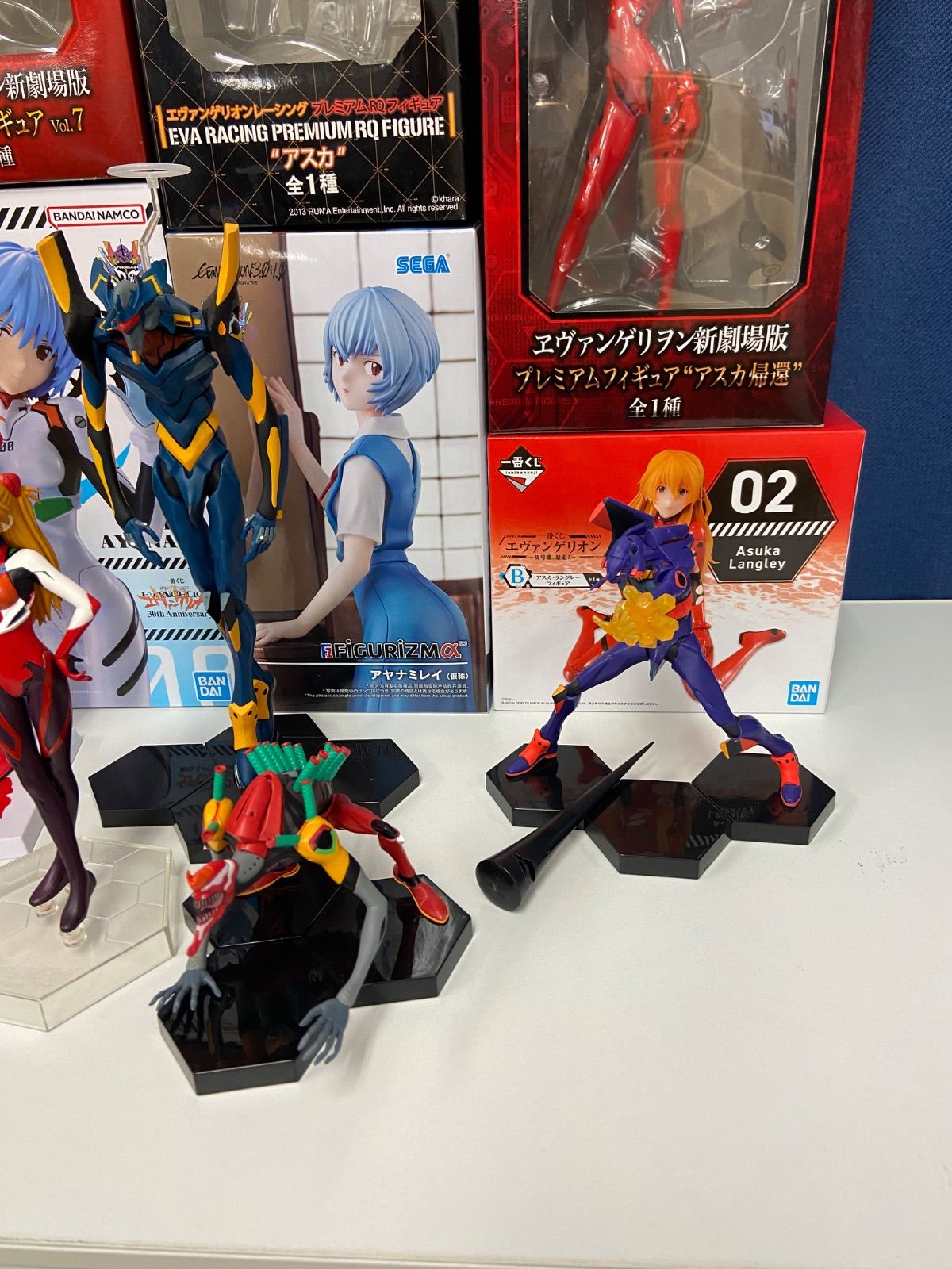 エヴァンゲリオン 一番くじ プライズ フィギュア まとめ ほぼ開封 