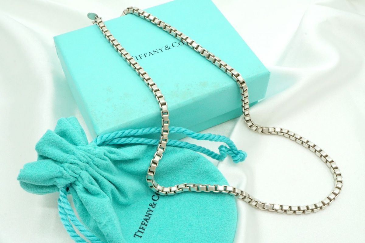 限定入荷されました 46cm Tiffany ティファニー ベネチアン ネックレス 