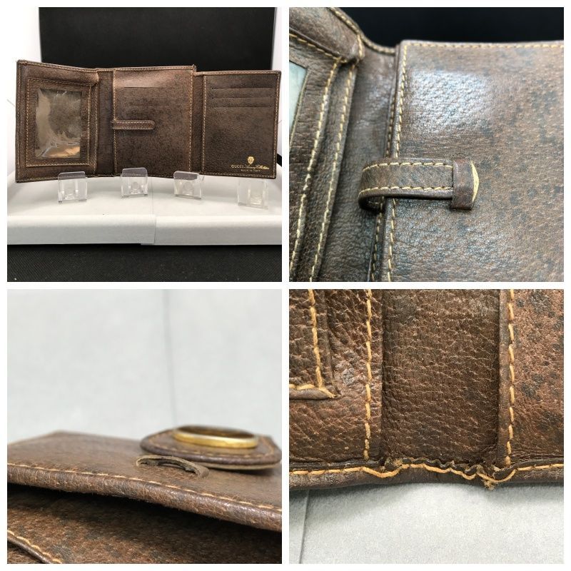 GUCCI グッチ 三つ折り財布 シェリーライン GGスプリーム 469 - メルカリ