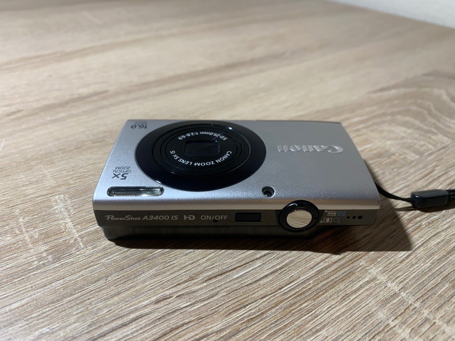 9446 Canon PowerShot A3400 IS シルバー デジカメ 動作確認済み 美品