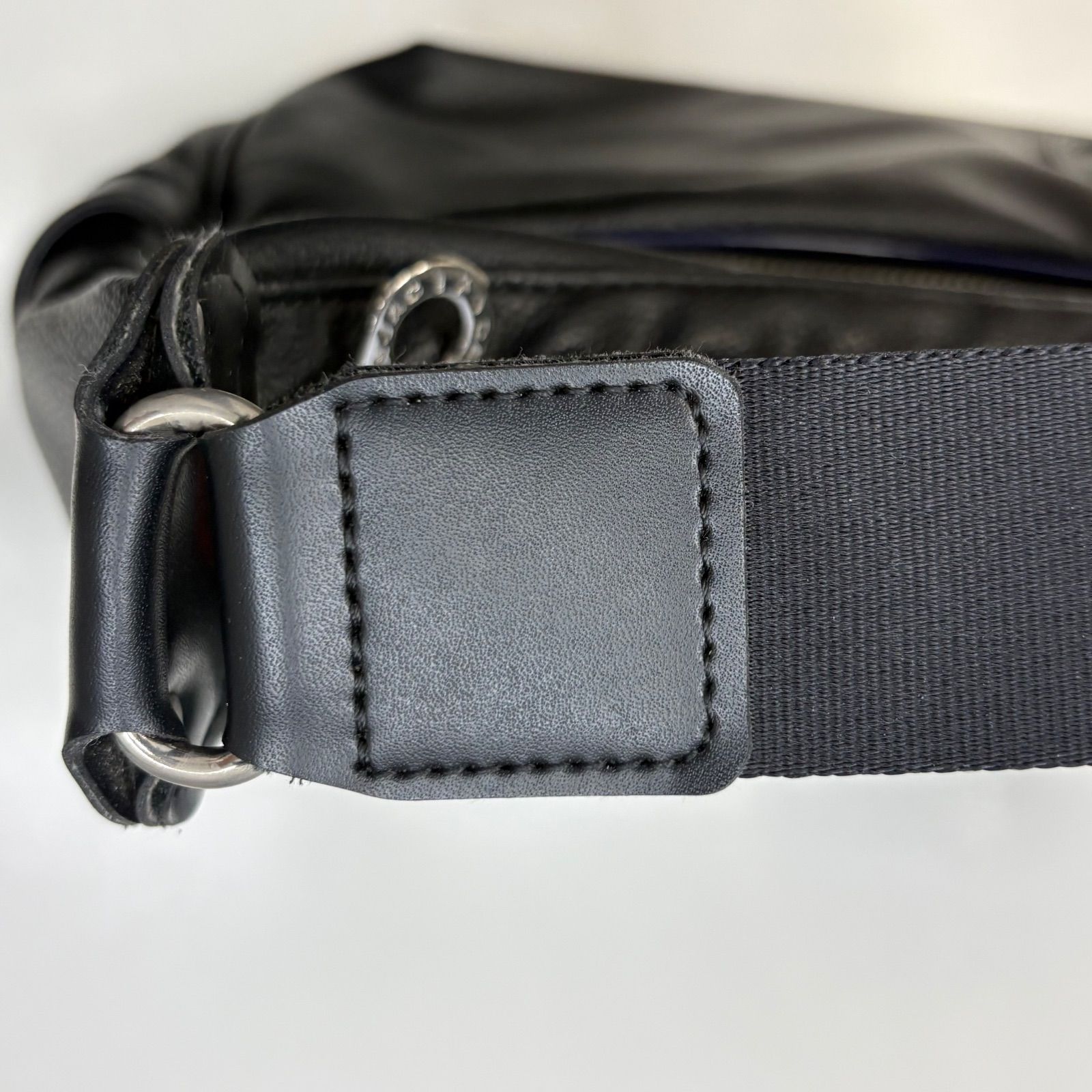 美品】CASTELBAJAC カステルバジャック ショルダーバッグ Black ハーフ