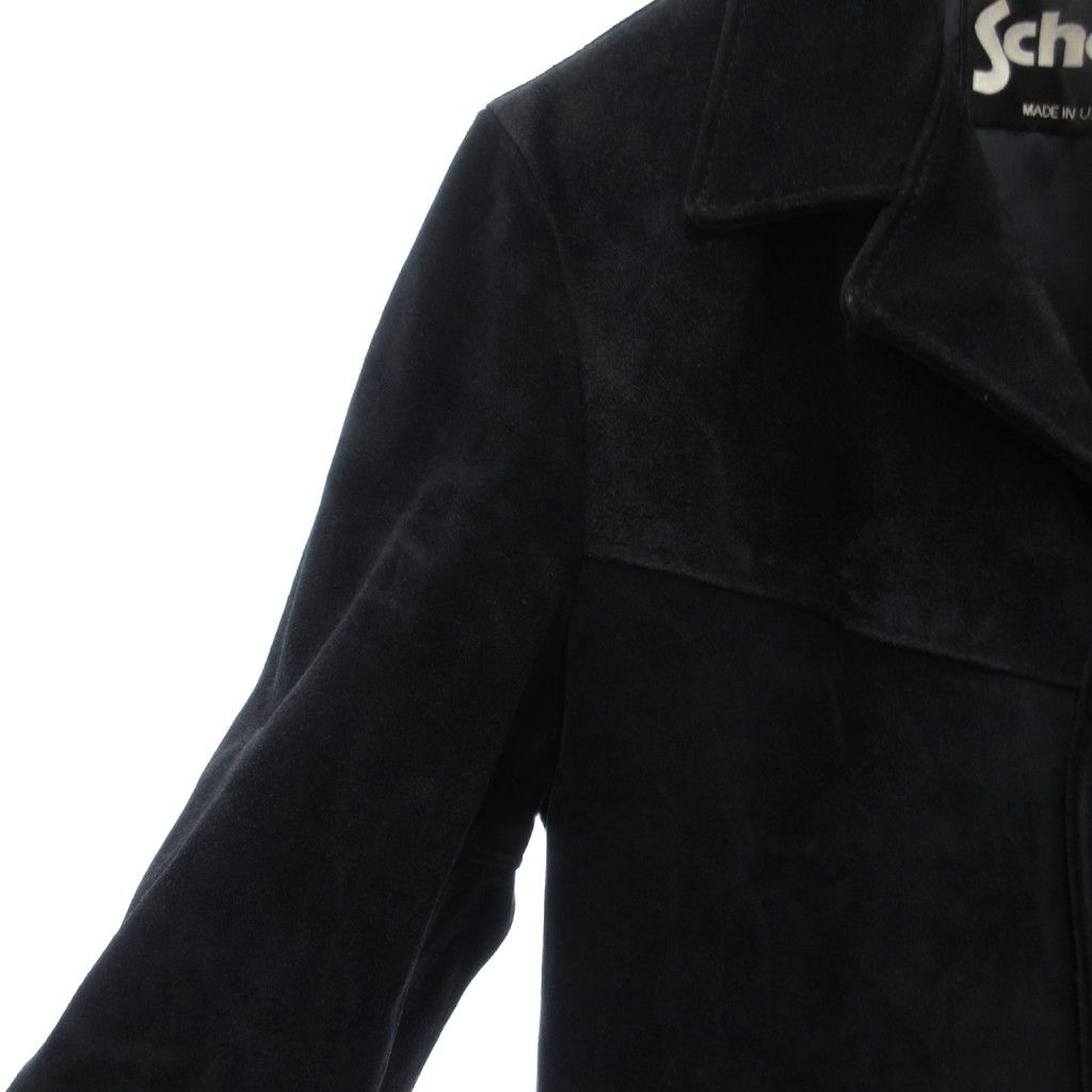 ショット SCHOTT USA製 スエード カーコート レザージャケット 本革 34