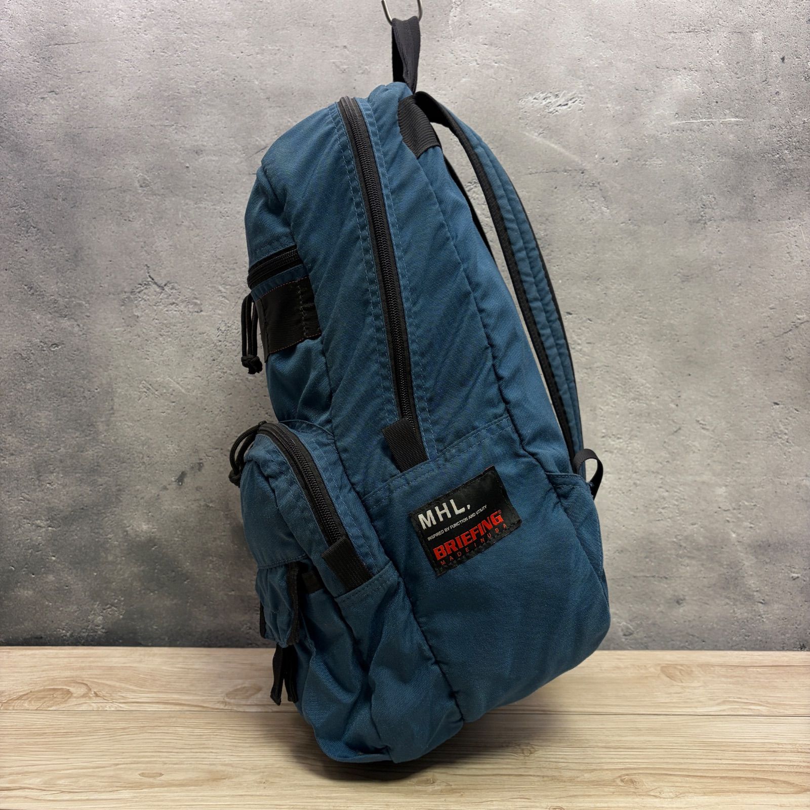 MHL BRIEFING リュック ネイビー 別注 バックパック J1-827 - メルカリ