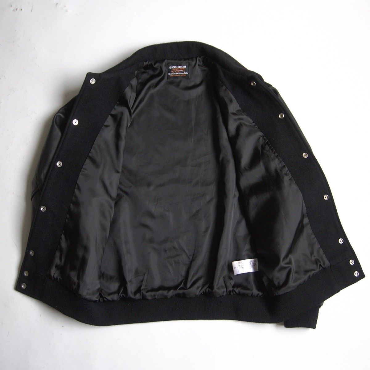 417別注/極美品】SKOOKUM【メルトン×レザー スタジャン】L スクーカム 