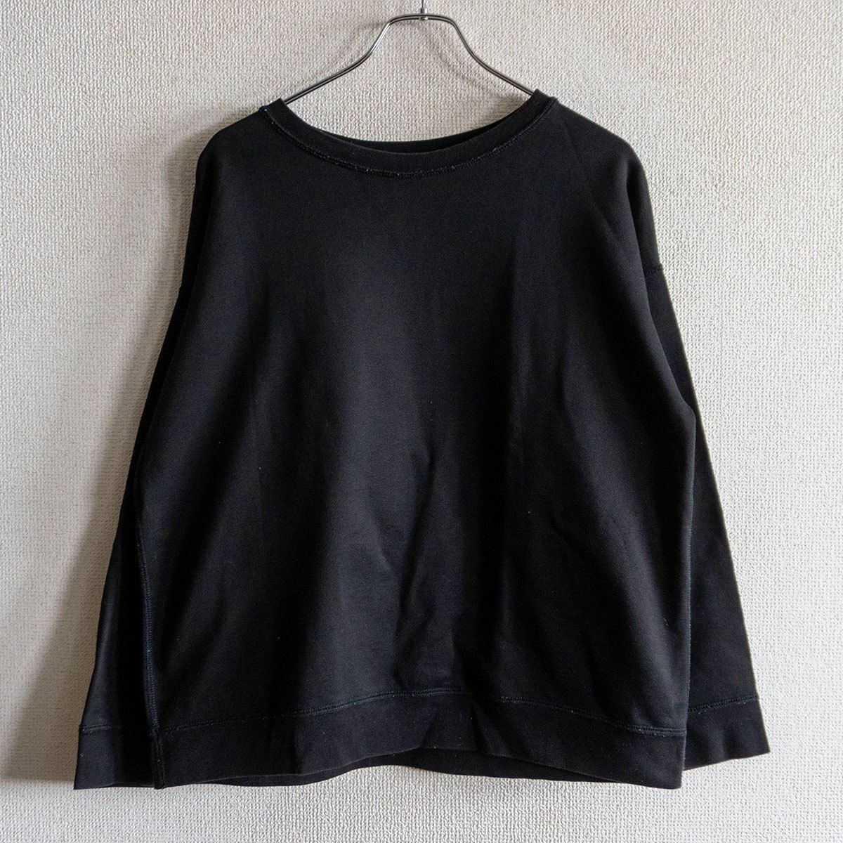 【美品】ARTS&SCIENCE 【ルーズシルエット スウェット】1 ブラック アーツ＆サイエンス 26040053 美品】ARTS&SCIENCE 【ルーズシルエット スウェット】1 ブラック