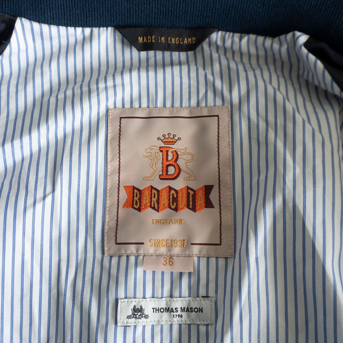 美品】 BARACUTA 【× THOMAS MASON G9 スウィングトップ ハリントン