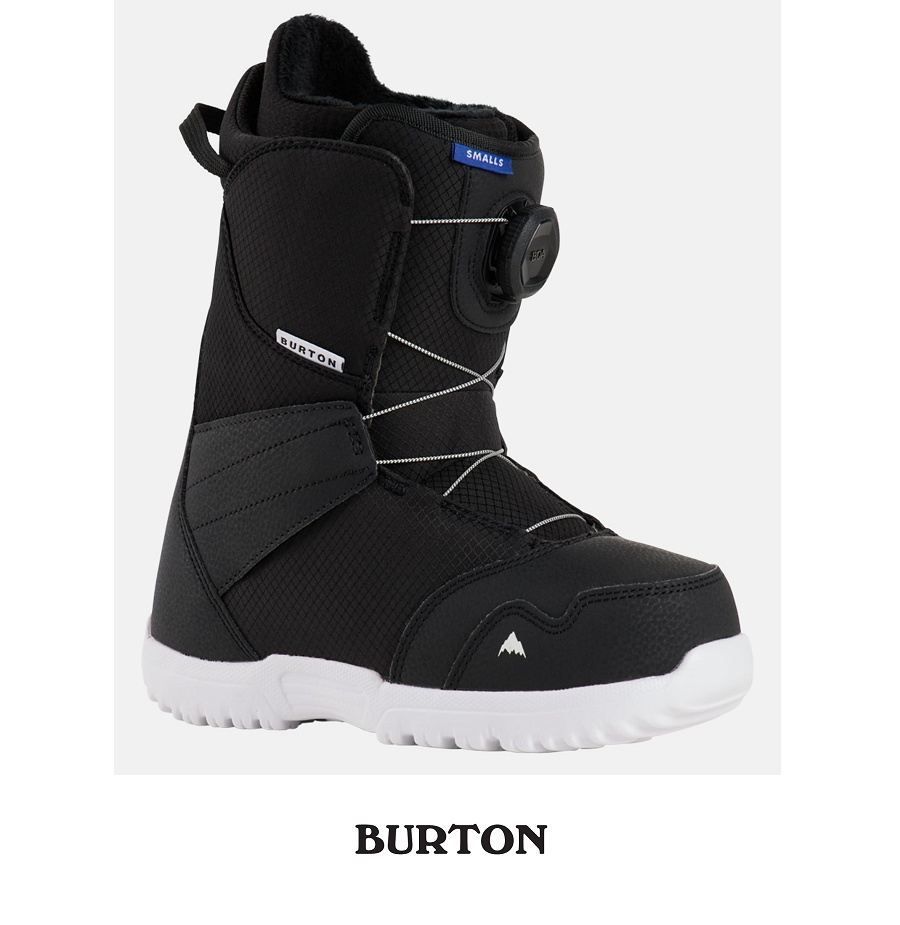 【新品:SALE】26 BURTON KIDS SMALLS BOA Boot - 25.0 BLACK 正規品 子供用 スノーボード ブーツ ダブルボア キッズ 小学生