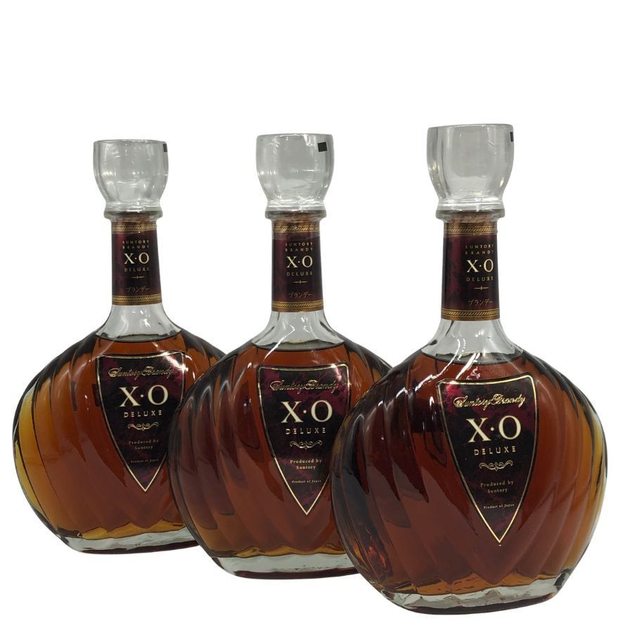 サントリー ブランデー XO デラックス 3本 未開栓 - メルカリ