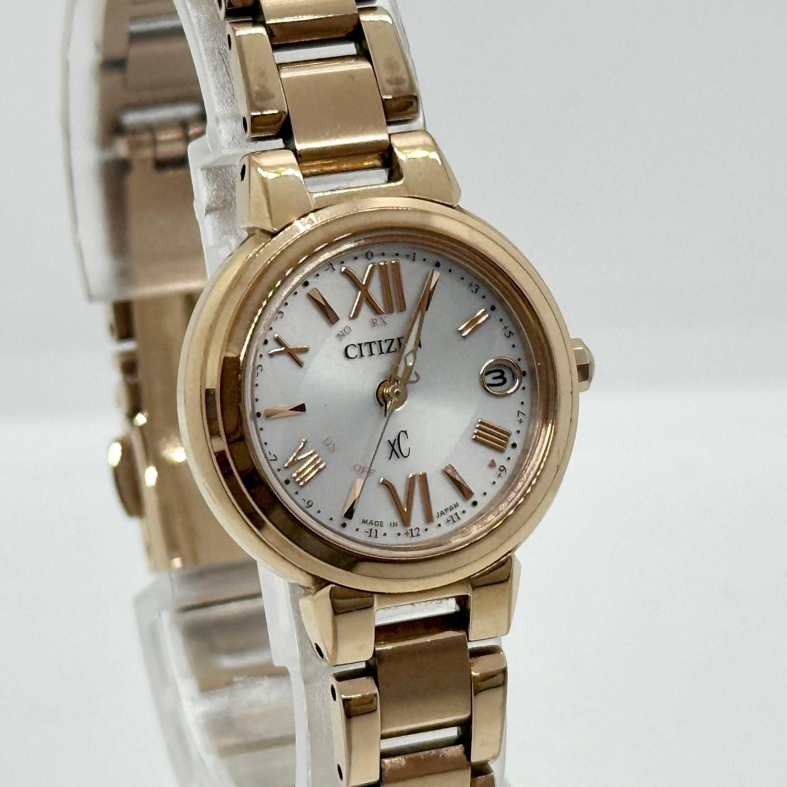 CITIZEN シチズン XC クロスシー H060-T025064 シルバー エコドライブ 